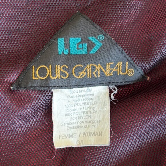 Vintage Garneau Plaid Windbreaker Bomber Jacket - Picture 4 of 6